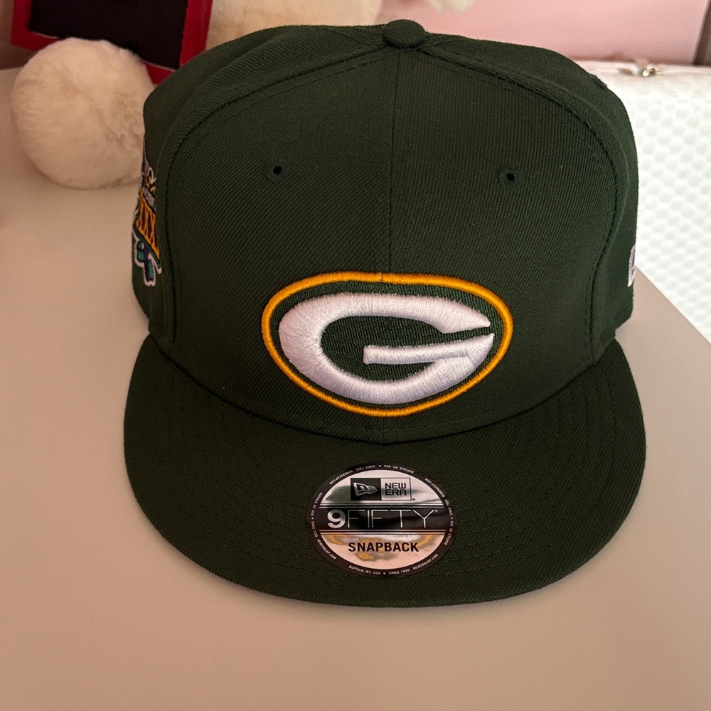 New Era Green Bay Packers 9FIFTY Snapback Hat - Forest Green/Yellow/White